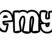 Coloriage Pr&eacute;nom Emy