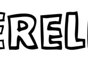 Coloriage Pr&eacute;nom Erell