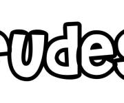 Coloriage Pr&eacute;nom Eudes