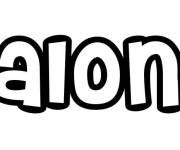Coloriage Pr&eacute;nom Falone