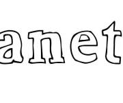 Coloriage Pr&eacute;nom Fanette