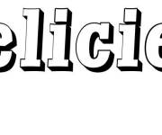 Coloriage Pr&eacute;nom Felicien