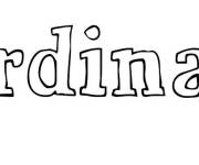 Coloriage Pr&eacute;nom Ferdinand