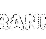 Coloriage Pr&eacute;nom Franky