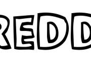 Coloriage Pr&eacute;nom Freddy