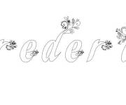 Coloriage Pr&eacute;nom Frederic