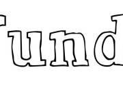 Coloriage Pr&eacute;nom Funda
