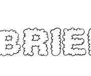 Coloriage Pr&eacute;nom Gabrielle