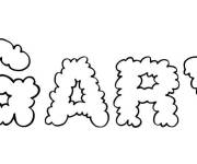 Coloriage Pr&eacute;nom Gary