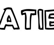 Coloriage Pr&eacute;nom Gatien