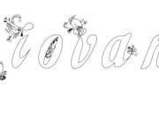 Coloriage Pr&eacute;nom Giovani