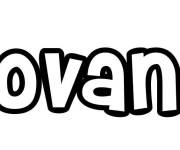 Coloriage Pr&eacute;nom Giovanni
