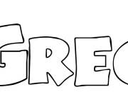 Coloriage Pr&eacute;nom Greg
