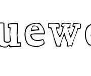Coloriage Pr&eacute;nom Guewen