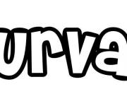 Coloriage Pr&eacute;nom Gurvan