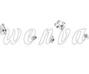 Coloriage Pr&eacute;nom Gwenvael
