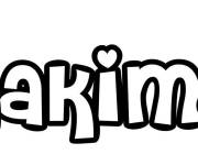 Coloriage Pr&eacute;nom Hakima