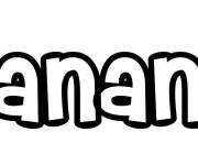 Coloriage Pr&eacute;nom Hanane