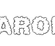 Coloriage Pr&eacute;nom Harold