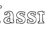 Coloriage Pr&eacute;nom Hassna