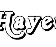 Coloriage Pr&eacute;nom Hayet