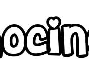 Coloriage Pr&eacute;nom Hocine