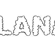 Coloriage Pr&eacute;nom Ilana