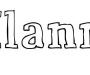 Coloriage et dessins gratuit Pr&eacute;nom Ilann à imprimer