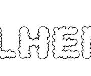 Coloriage Pr&eacute;nom Ilhem
