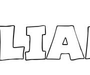 Coloriage Pr&eacute;nom Ilian