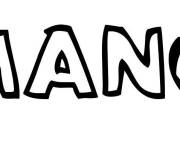 Coloriage Pr&eacute;nom Imanol