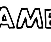 Coloriage Pr&eacute;nom Jamel