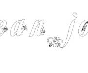 Coloriage Pr&eacute;nom Jean Jose