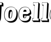 Coloriage et dessins gratuit Pr&eacute;nom Joelle à imprimer