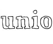 Coloriage Pr&eacute;nom Junior