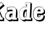 Coloriage Pr&eacute;nom Kader