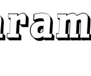 Coloriage Pr&eacute;nom Karamba