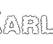 Coloriage Pr&eacute;nom Karla