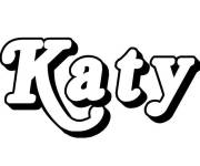 Coloriage Pr&eacute;nom Katy