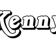 Coloriage Pr&eacute;nom Kenny