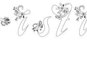 Coloriage Pr&eacute;nom Kristina