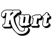 Coloriage Pr&eacute;nom Kurt
