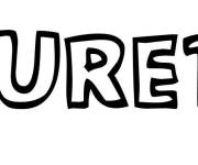 Coloriage Pr&eacute;nom Laurette
