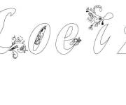 Coloriage Pr&eacute;nom Loeiz