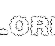 Coloriage Pr&eacute;nom Lore