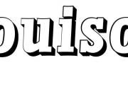 Coloriage Pr&eacute;nom Louison
