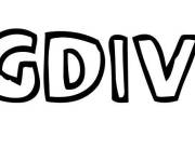 Coloriage Pr&eacute;nom Lugdivine
