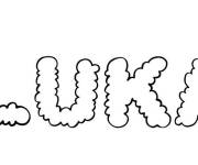 Coloriage Pr&eacute;nom Luka