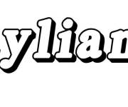 Coloriage Pr&eacute;nom Lyliane