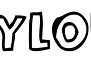 Coloriage Pr&eacute;nom Lylou